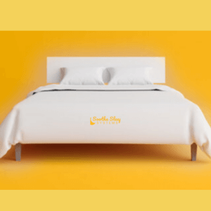 Soothe Sleep™ Systems 10″ Ultimate Original Mattress on a bed frame